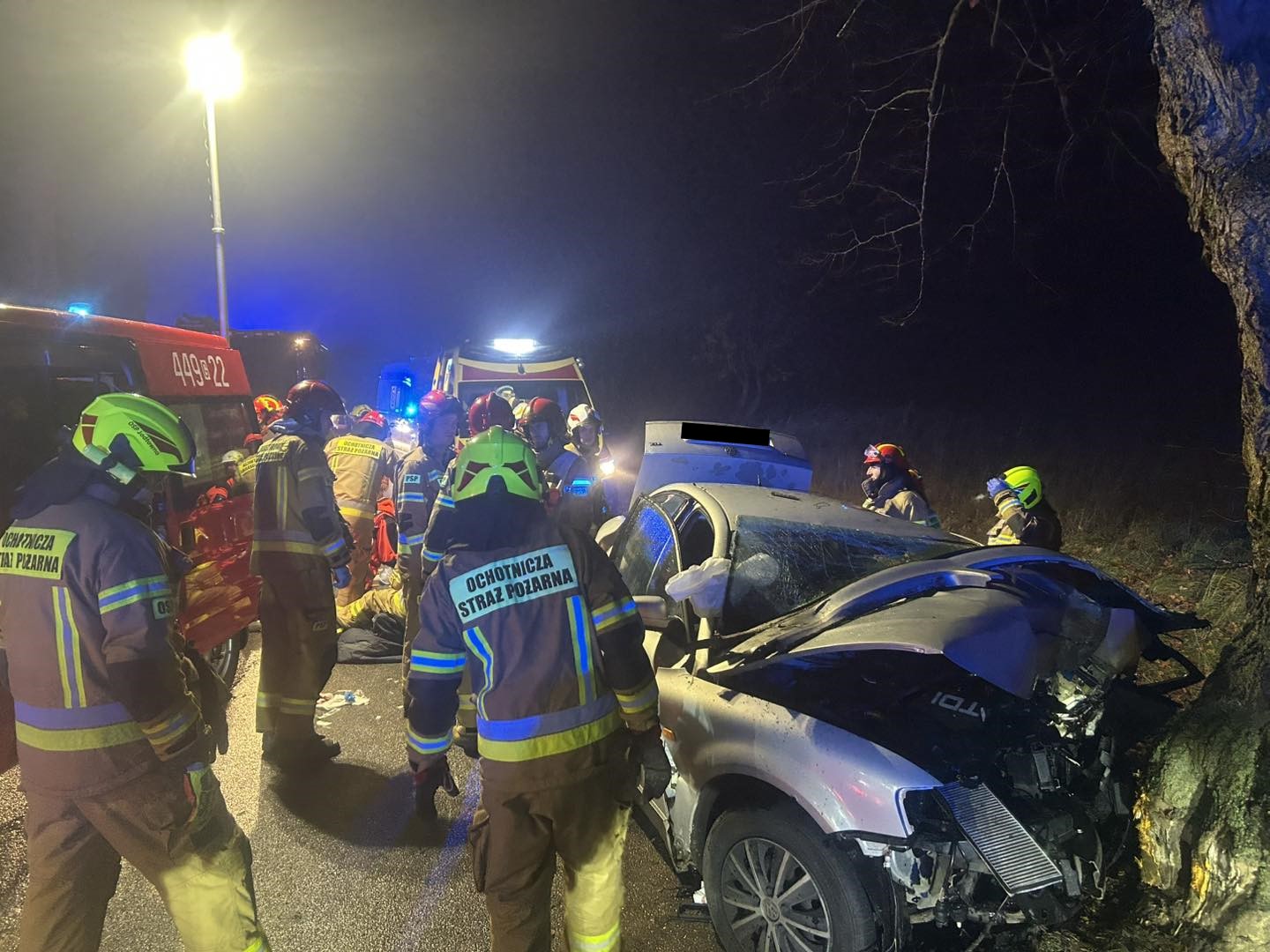 Śmiertelny wypadek w powiecie kartuskim Jedna osoba nie żyje